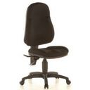 Schwarzer Homeoffice-Bürostuhl WELLPOINT 10 mit gepolsterter Sitzfläche und Rückenlehne von Topstar