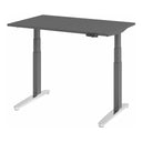 Elektrisch höhenverstellbarer Schreibtisch XBHM 12 GC in Graphit mit digitalem Display von hjh OFFICE PRO